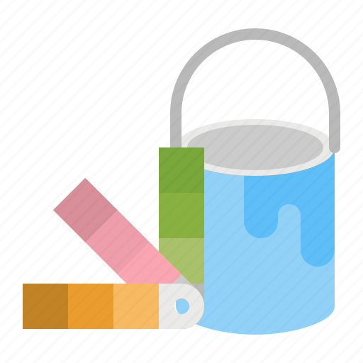 Bucket, color, container, paint, painting icon - Download on Iconfinder