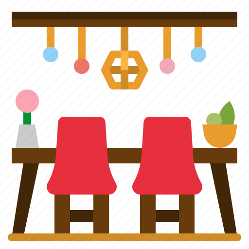 Dining, dinner, furnitur, room, table icon - Download on Iconfinder