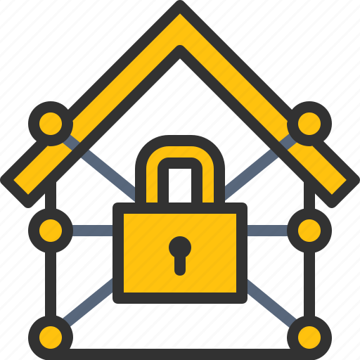 Defense, home, lock, security, system icon - Download on Iconfinder