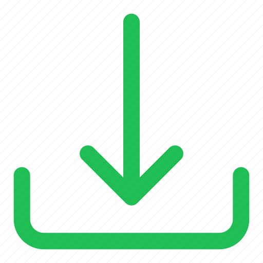 Down, arrow, direction, lower, download icon - Download on Iconfinder