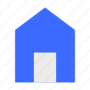home, button, house, page, interface, buildings, housing