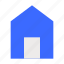 home, button, house, page, interface, buildings, housing 