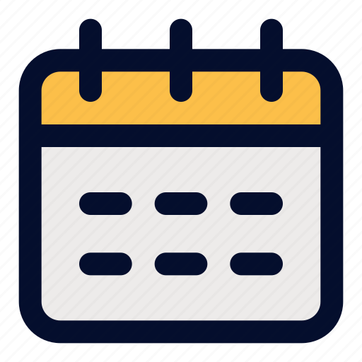 Calendar, schedule, date, time, organization, administration, deadline icon - Download on Iconfinder