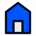 home, button, house, page, interface, buildings, housing
