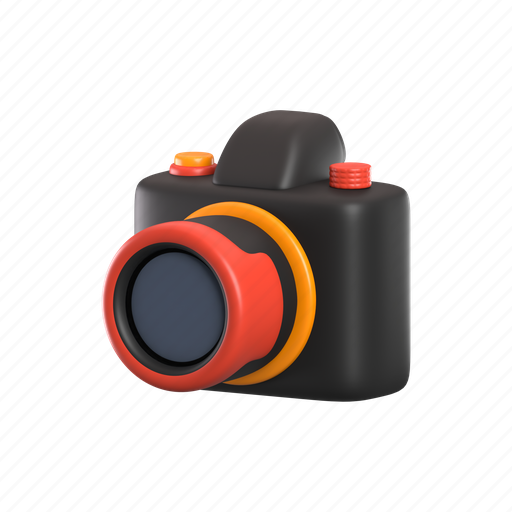 Camera, app, picture, mobile, photography, device, video 3D illustration - Download on Iconfinder