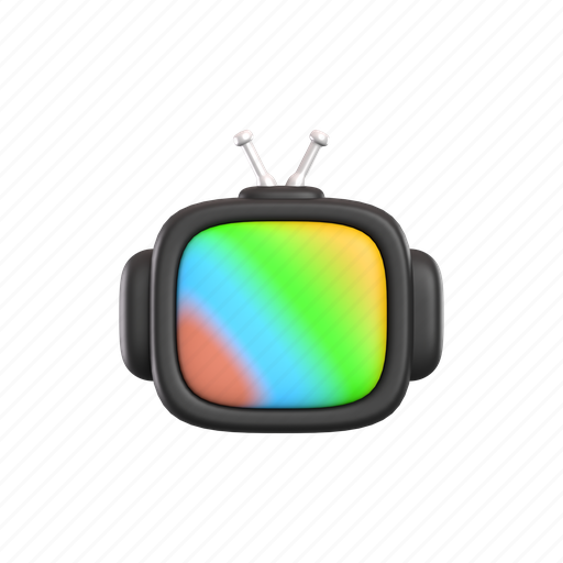 Tv, screen, digital, channel, news, movie, television 3D illustration - Download on Iconfinder