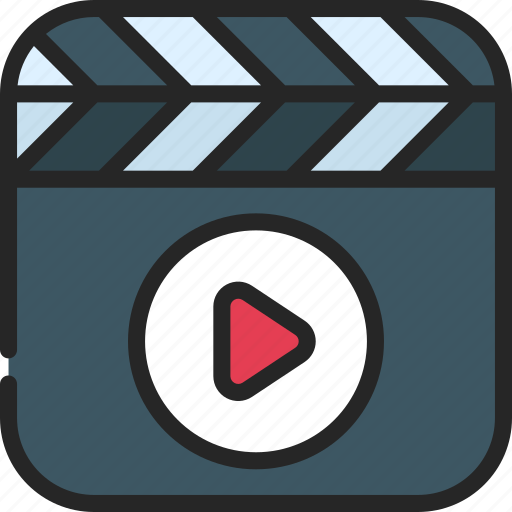 Video, app, application, clapperboard, film icon - Download on Iconfinder