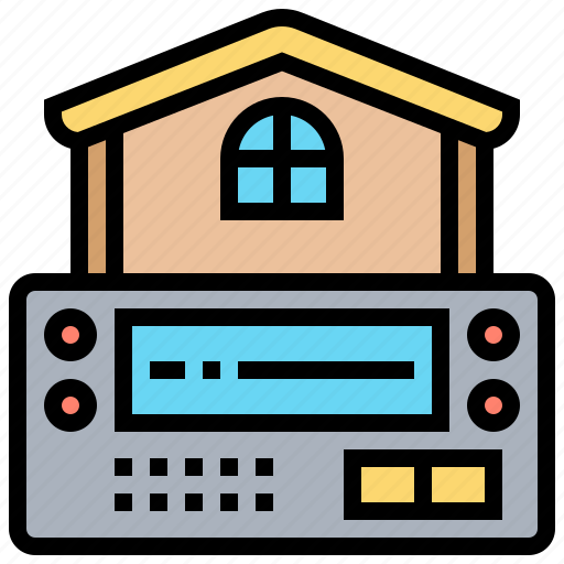 Alarm, house, protection, security, system icon - Download on Iconfinder