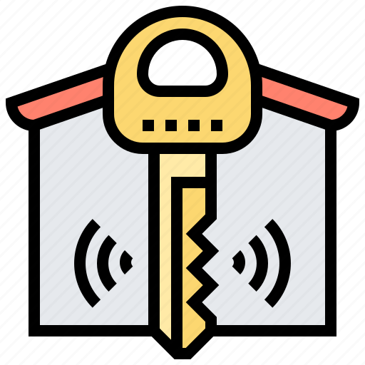 Door, front, key, safety, unlocked icon - Download on Iconfinder