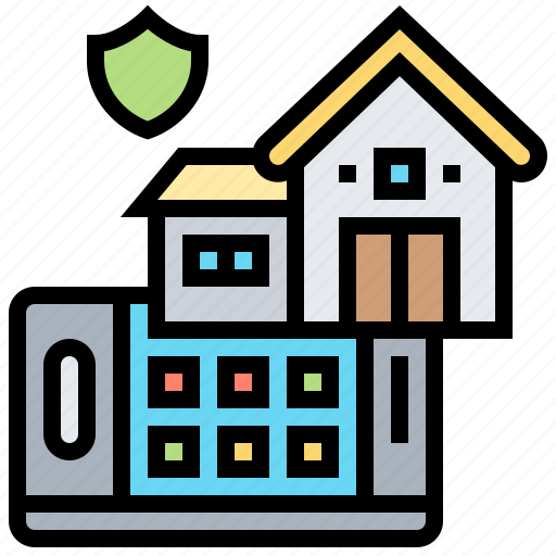 Home, monitoring, protect, security, surveillance icon - Download on Iconfinder