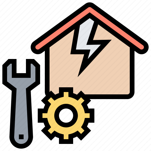 House, maintenance, renovation, repair, wrench icon - Download on Iconfinder