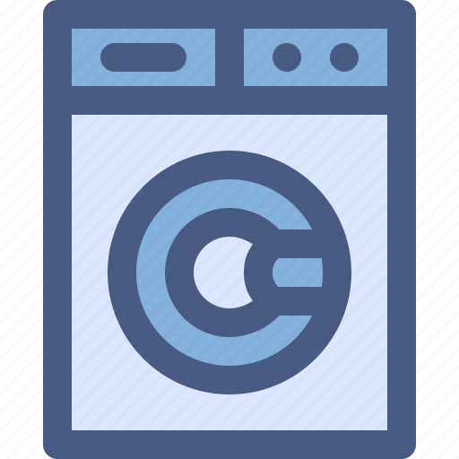 Washing, machine, laundry, electronic, appliance, household icon - Download on Iconfinder