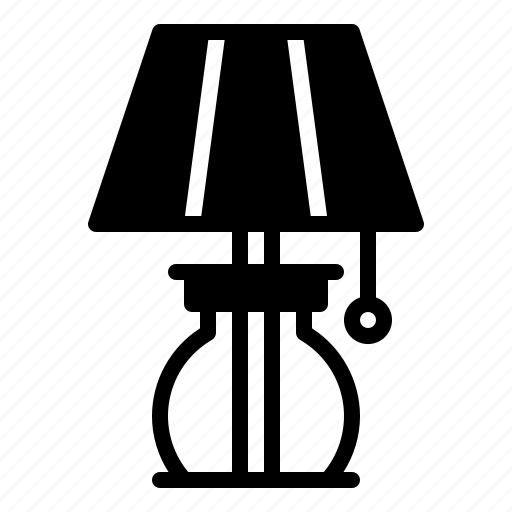 Lamp, decor, nightstand, electronics, table icon - Download on Iconfinder