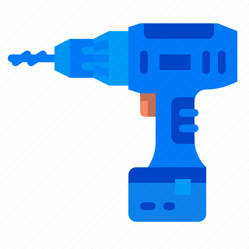 Construction, drill, driller, drilling, repair icon - Download on Iconfinder