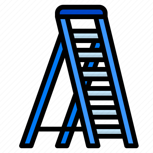 Construction, ladder, steps, tool, tools icon - Download on Iconfinder