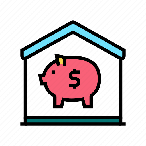 Box, home, finance, pig, money, training icon - Download on Iconfinder