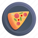 home, pizza, slice