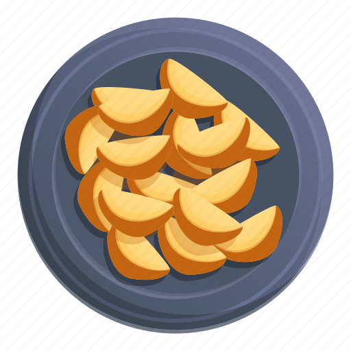 Homemade, potato, slices icon - Download on Iconfinder