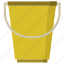 bucket, water, tool, construction, home 