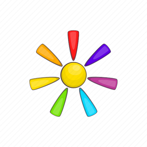 Cartoon, colours, gay, lgbt, rainbow, sign, sun icon - Download on Iconfinder