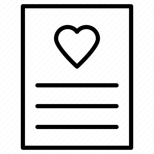Love, letter, heart, message icon - Download on Iconfinder