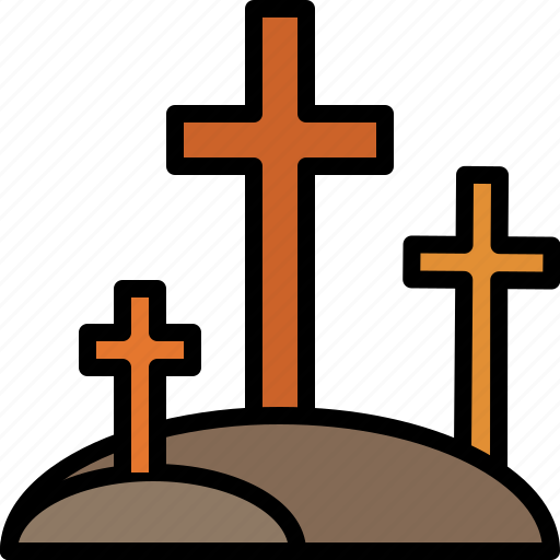 Graveyard, halloween, horror, tomb, cemetery icon - Download on Iconfinder
