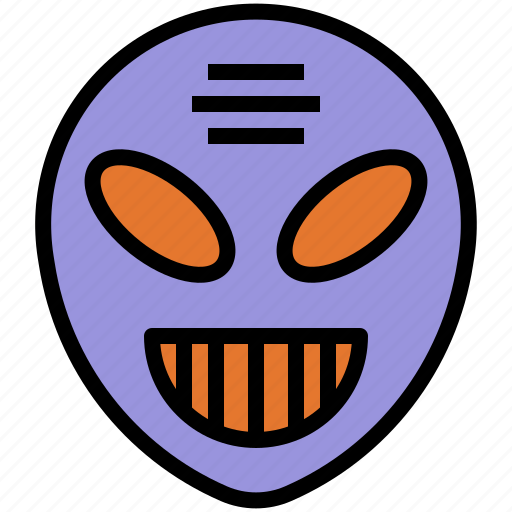 Alien, halloween, horror, monster, scary icon - Download on Iconfinder