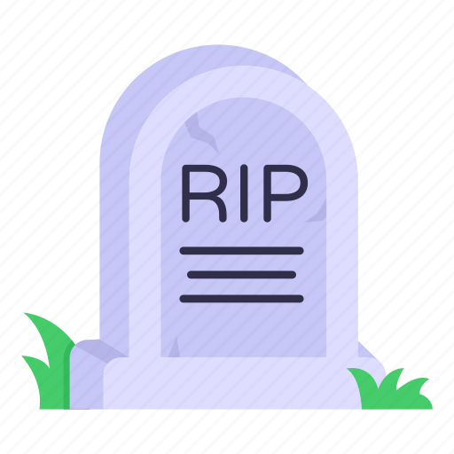 Grave, gravestone, cemetery, rip, tomb icon - Download on Iconfinder