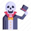 skull, skeleton, halloween skeleton, calaca, ghost skeleton