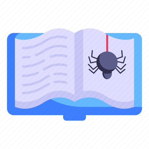 Spell book, horror book, scary book, booklet, handbook icon - Download on Iconfinder