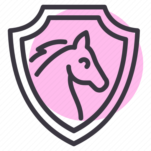 Equestrian, horse, insignia, shield icon - Download on Iconfinder