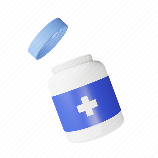 Pharmacy, bottle, vitamin, medicine, pill, hospital, docter 3D illustration - Download on Iconfinder