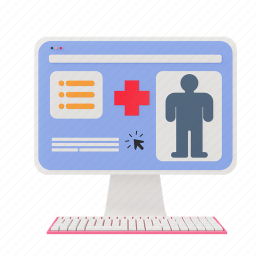 Technology, scan, computer, mri, hospital, research 3D illustration - Download on Iconfinder