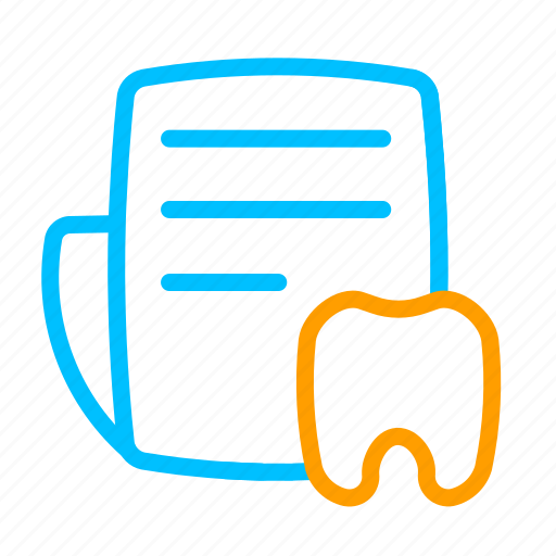 Teeth, dental, tooth, dentist, medical, file, document icon - Download on Iconfinder