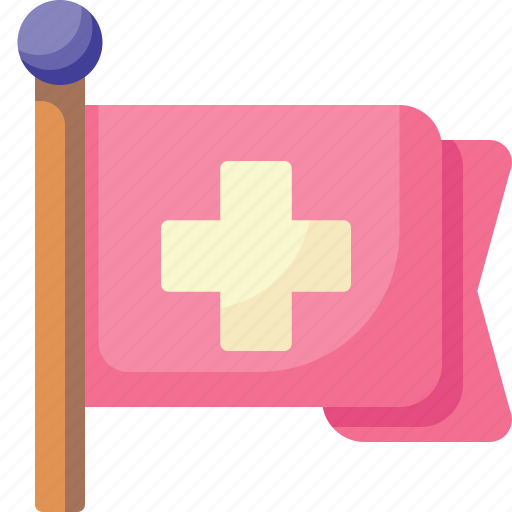 Red cross, medical, hospital, health icon - Download on Iconfinder