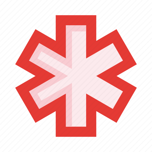 Emergency, medical, care, star of life, hospital, ambulance icon - Download on Iconfinder