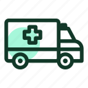 ambulance, transport, vehicle, car