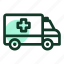 ambulance, transport, vehicle, car 