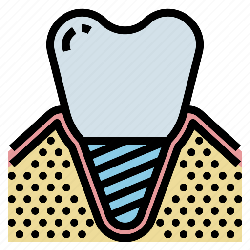 Dental, dentist, healthcare, implant, molar, premolar, teeth icon - Download on Iconfinder