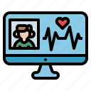 computer, healthcare, heart, hospital, medical, monitor, rate