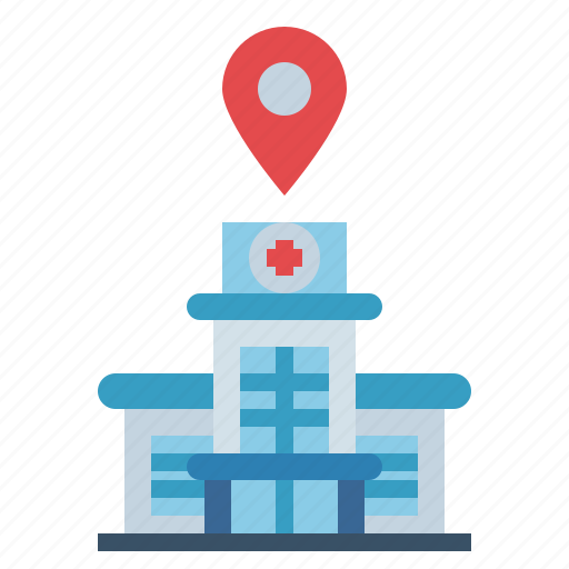 Buildings, clinic, health, healthcare, hospital, location, medical icon - Download on Iconfinder