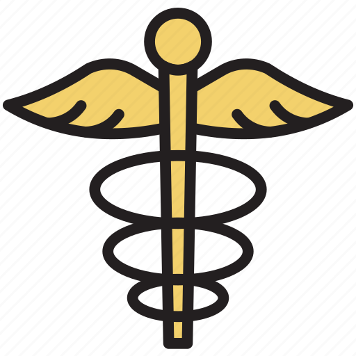 Caduceus, healthcare, snake, hospital, medical, pharmacy icon - Download on Iconfinder
