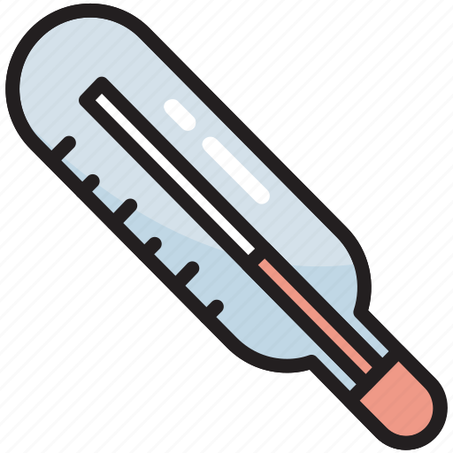 Fever, temperature, thermometer, fahrenheit, equipment, covid, hot icon - Download on Iconfinder