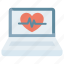 healthcare, heart, laptop, web, medical, hospital, emergency 