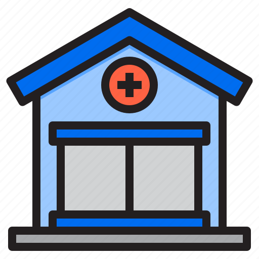 Building, clinic, healthcare, hospital, nursing icon - Download on Iconfinder