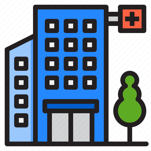 Building, clinic, healthcare, medical, hospital icon - Download on Iconfinder