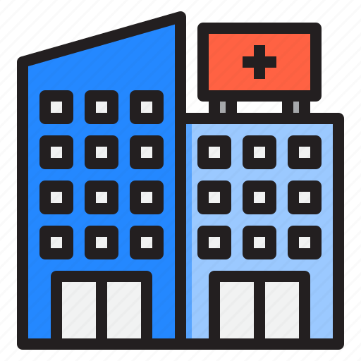 Hospital, building, clinic, healthcare, medical, center icon - Download on Iconfinder
