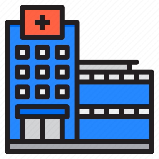 Hospital, building, healthcare, nursing, clinic icon - Download on Iconfinder