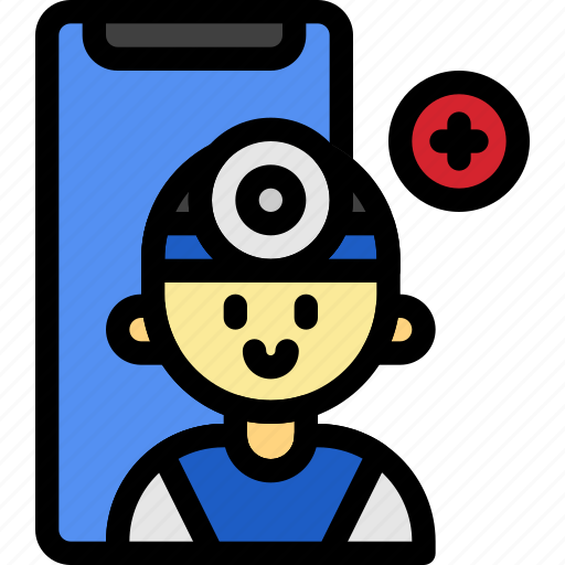 Mobile, help, consultation, message, chat, doctor, call icon - Download on Iconfinder