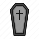 casket, coffin, halloween